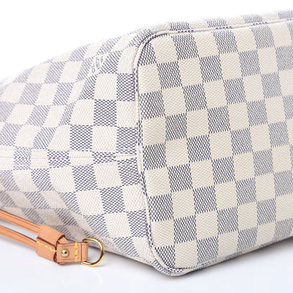 Louis Vuitton Damier Azur Neverfull MM 9 of 20