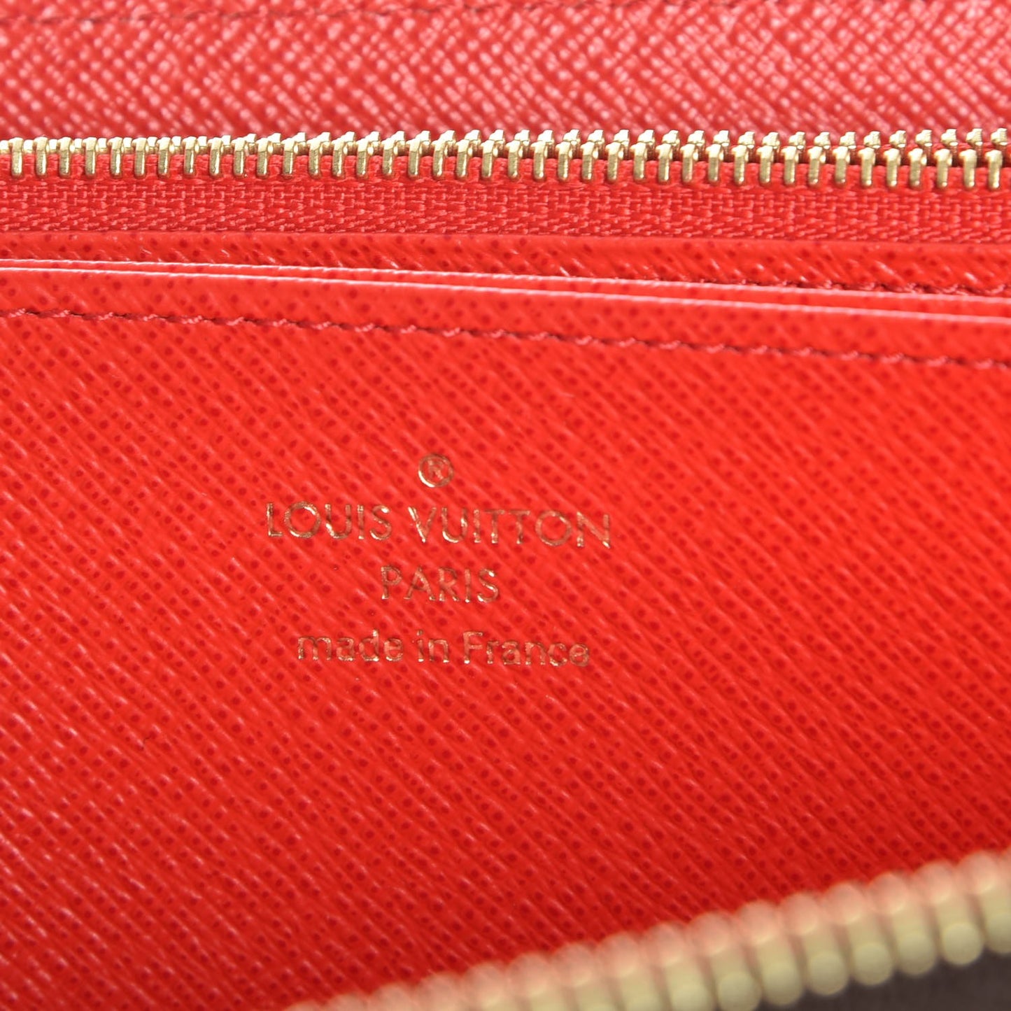 Monogram Zippy Wallet Coquelicot