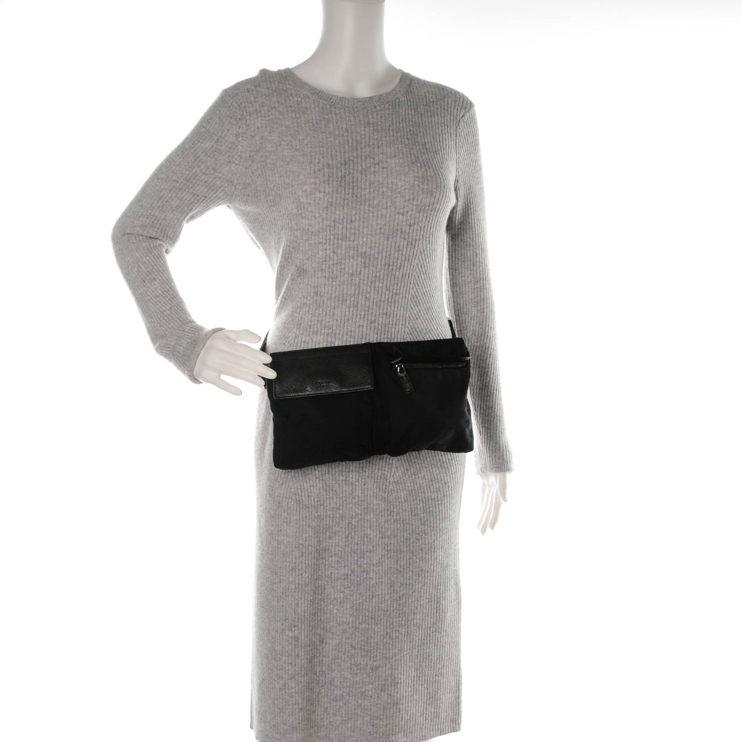 Monogram Belt Bag Black