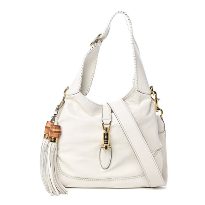 Gucci Calfskin Large New Jackie Hobo White 1 of 13