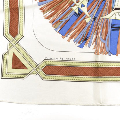 Hermes Silk Cuirs Du Desert Scarf 90 2 of 4