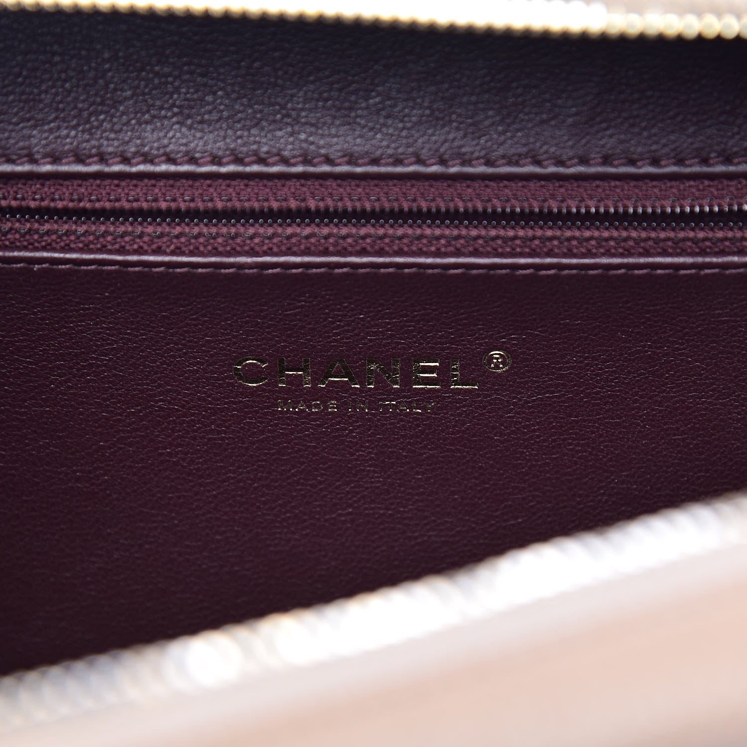 Chanel Caviar Quilted Medium CC Filigree Vanity Case Beige 6 of 13