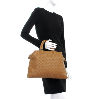 Bottega Veneta Nappa Intrecciato Medium Convertible Bag Noce 3 of 12