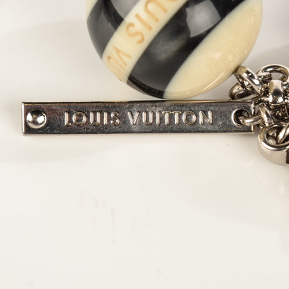 Louis Vuitton Mini Lin Croisette Bag Charm Black 4 of 5