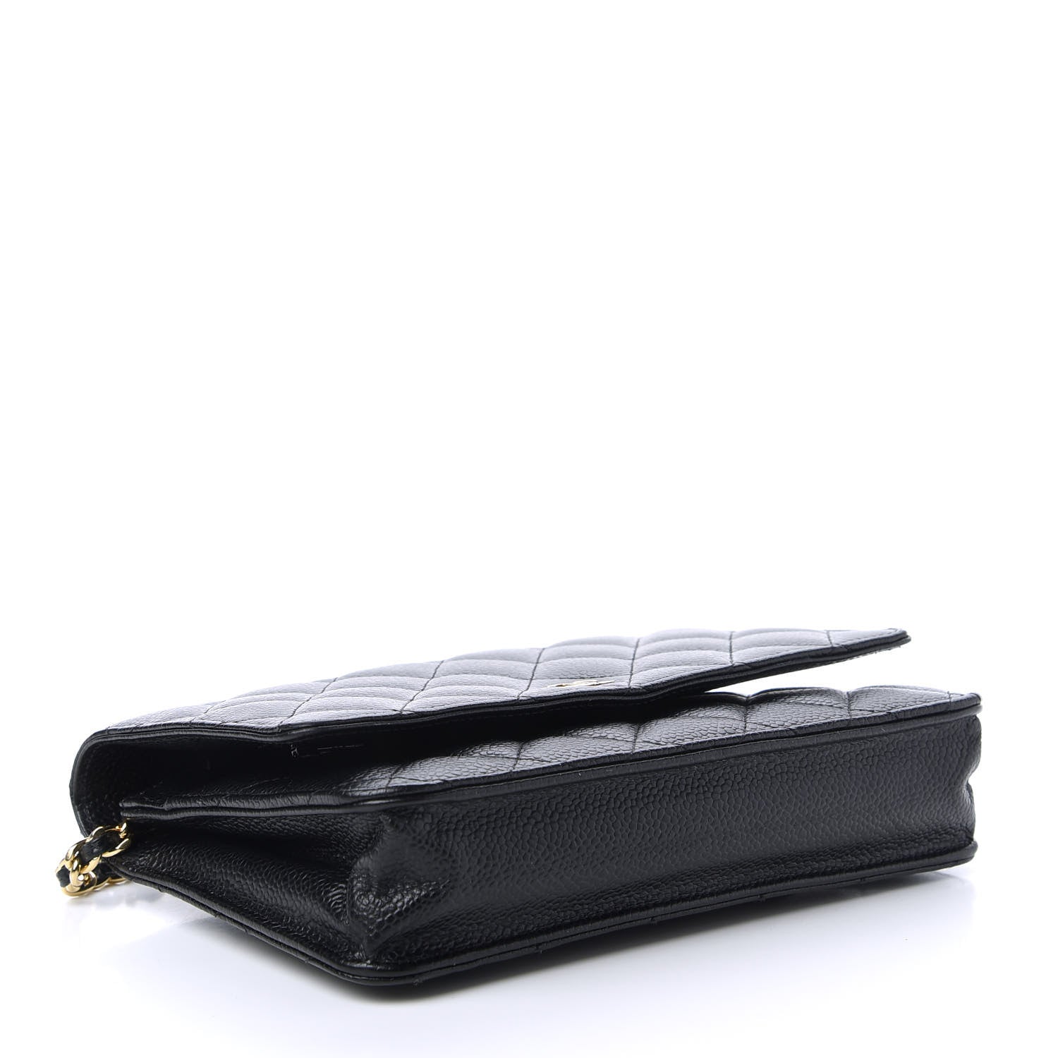 Chanel Caviar Quilted Wallet On Chain WOC Black 4 of 12