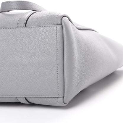 Marc Jacobs Grained Calfskin The Tag Tote Grey 9 of 12