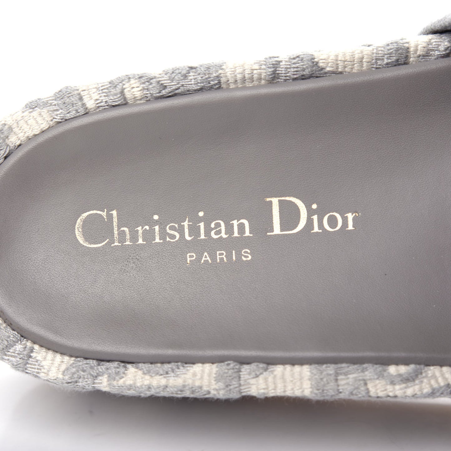 Oblique D-Way Platform Sandal 37 Grey Stone