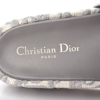 Christian Dior Oblique D-Way Platform Sandal 37 Grey Stone 8 of 11