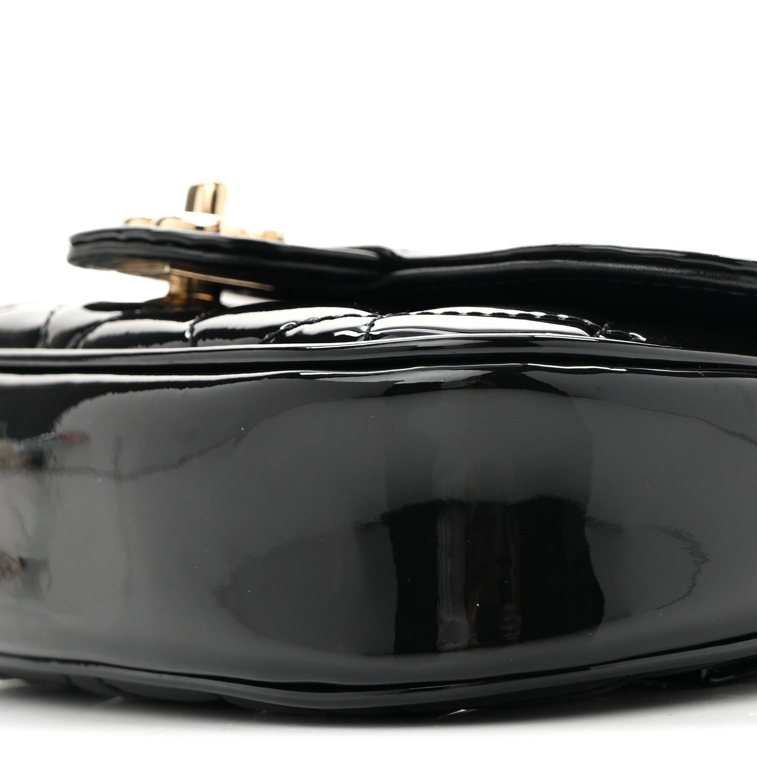 Chanel Patent Calfskin Quilted Mini Clutch Black 10 of 10