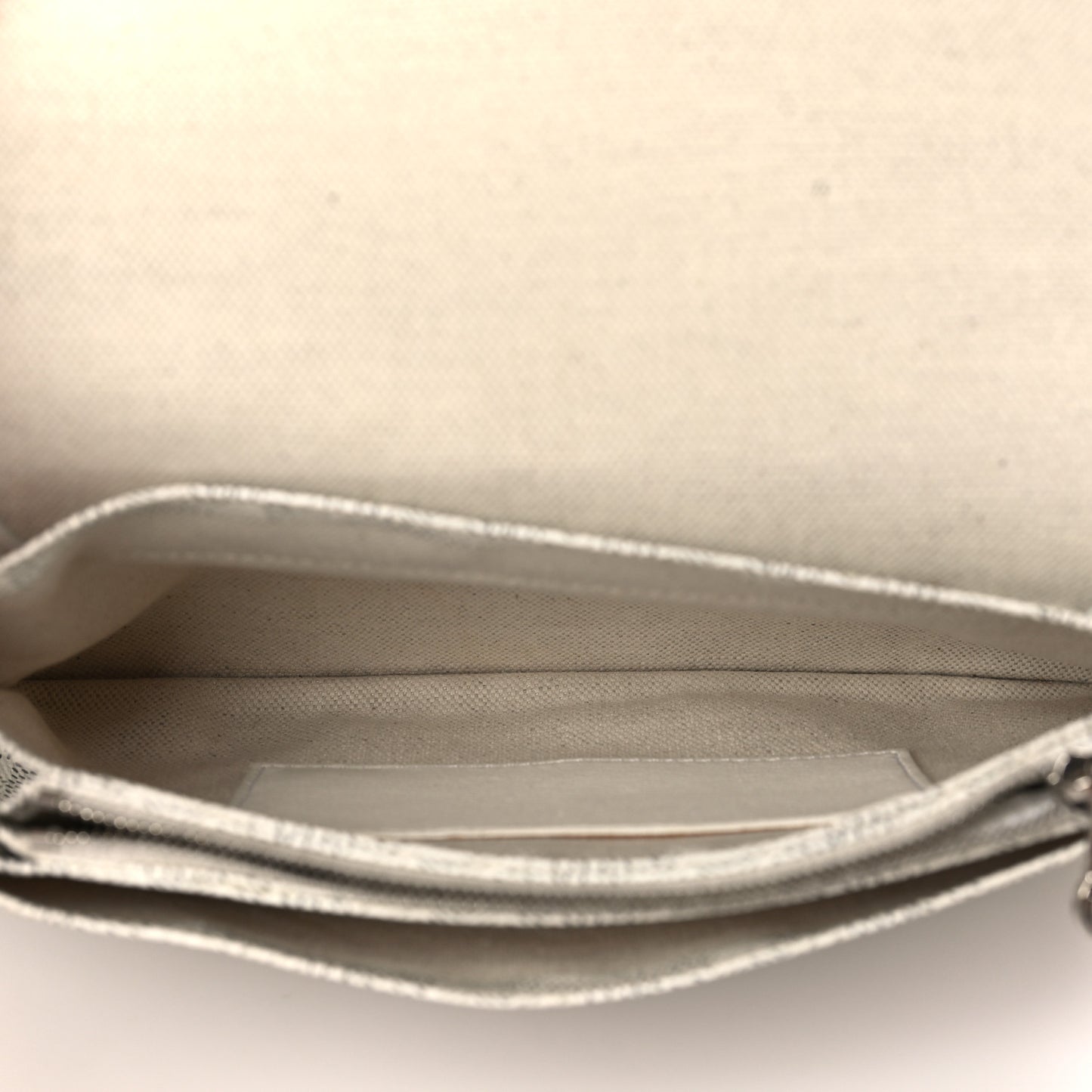 Goyardine Plumet Wallet Clutch White