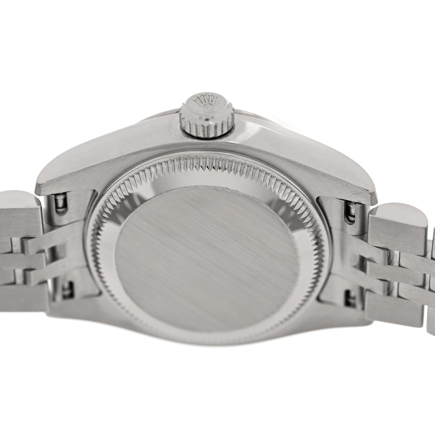 Rolex Stainless Steel 18K White Gold 26mm Oyster Perpetual Datejust Watch Silver 179174 4 of 5