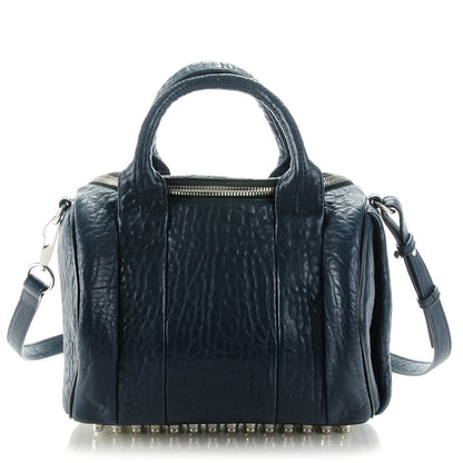 Alexander Wang Pebbled Lambskin Rockie Neptune 1 of 7