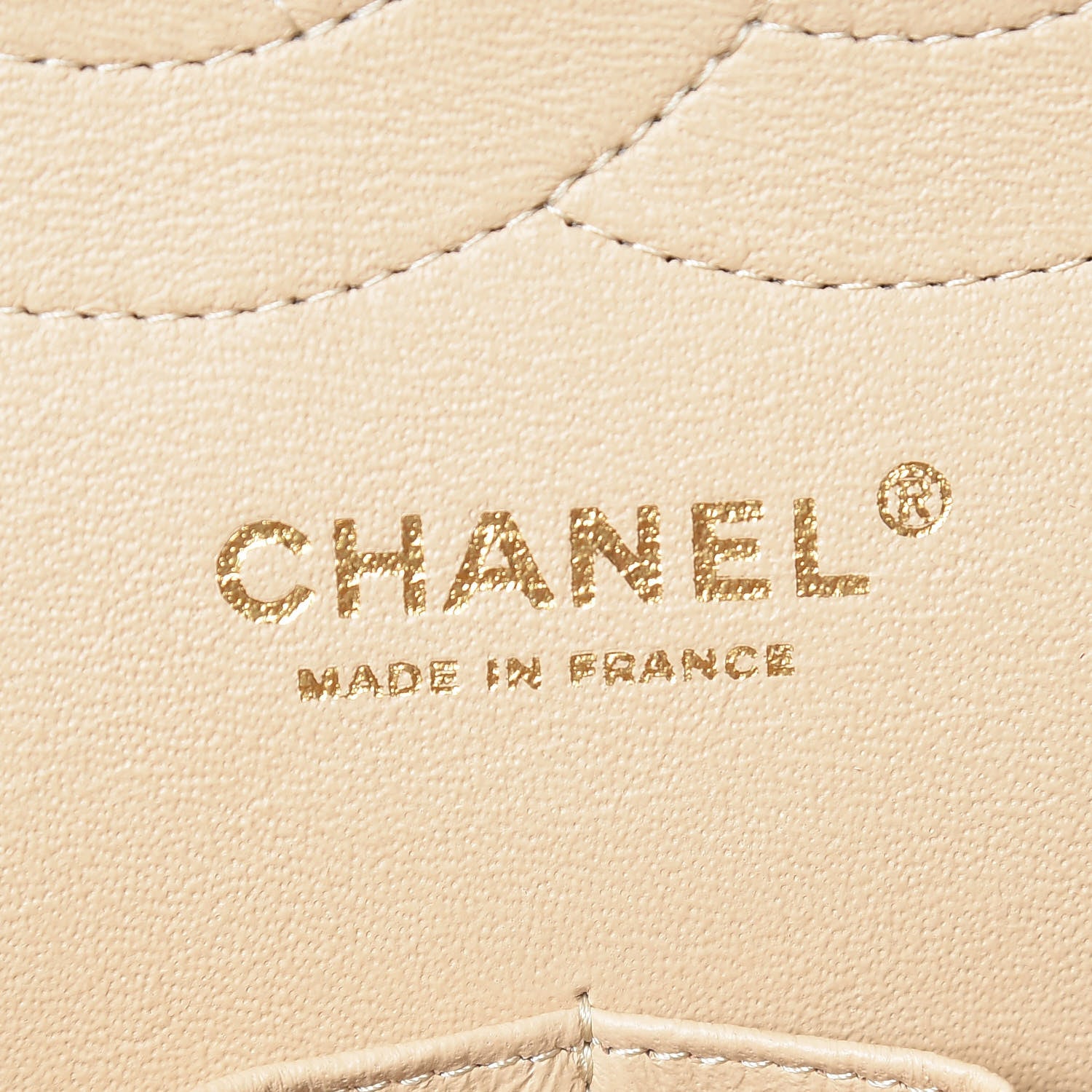 Chanel Caviar Quilted Jumbo Double Flap Beige Clair 8 of 10