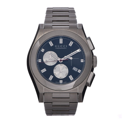 Gucci Stainless Steel 40mm Pantheon Chronograph Quartz Watch Black 1 of 11