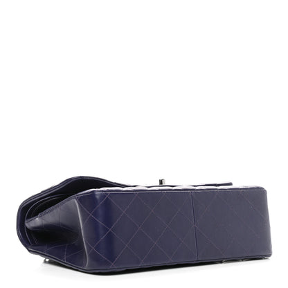 Chanel Lambskin Quilted Jumbo Double Flap Purple 3 of 10