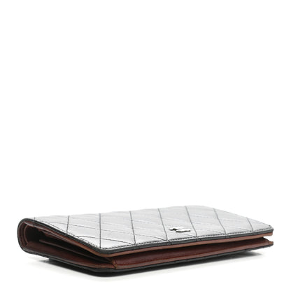 Chanel Lambskin Quilted Yen Wallet Black 4 of 16