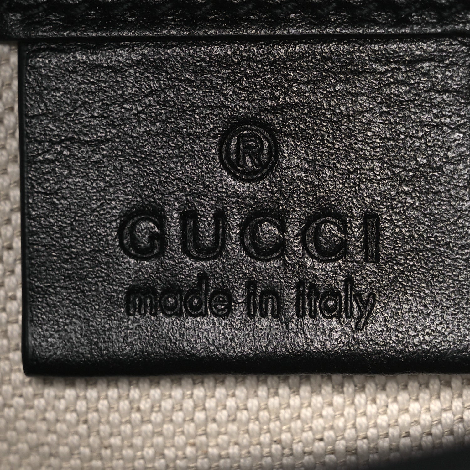 Gucci Calfskin GG Tennis Embossed Messenger Bag Black 10 of 21
