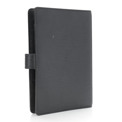 Louis Vuitton Epi Medium Ring Agenda Black 2 of 7