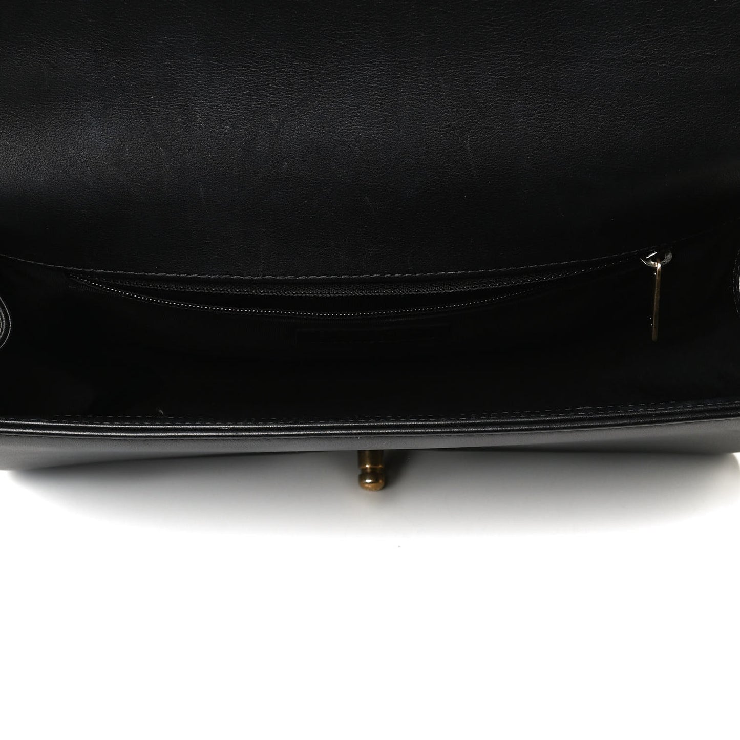 Calfskin Quilted New Medium Boy Flap Black