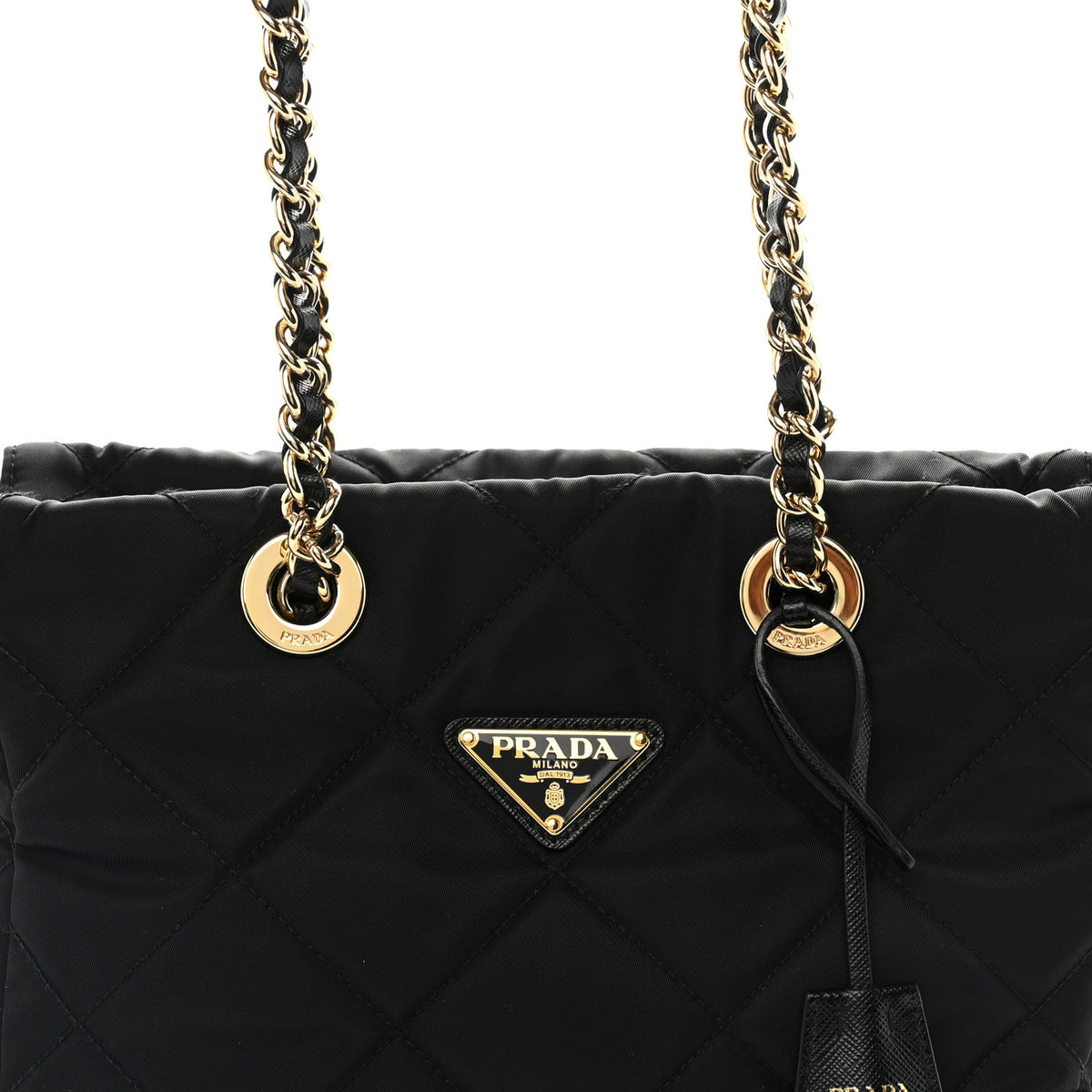Re-Nylon Saffiano Stitched Re-Edition 1995 Shoulder Bag Black