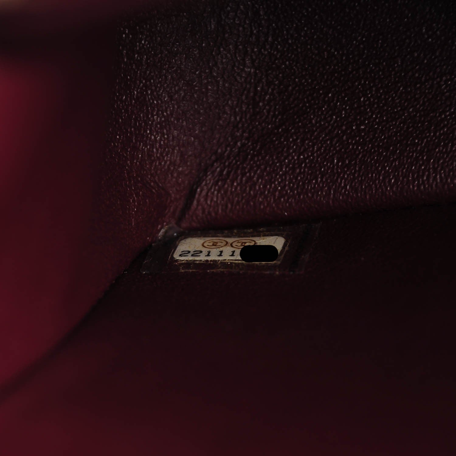 Chanel Lambskin Scallop Quilted Mini Pagoda Square Flap Burgundy 7 of 7