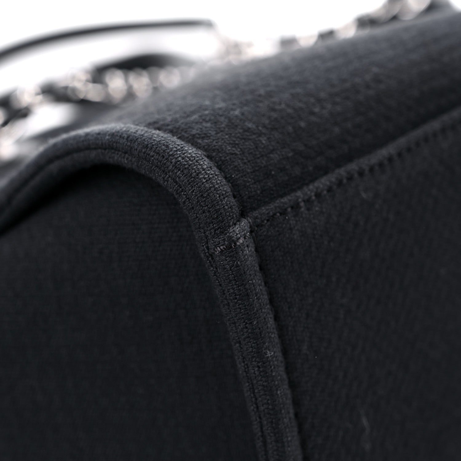 Chanel Mixed Fibers Small Deauville Tote Black 11 of 14