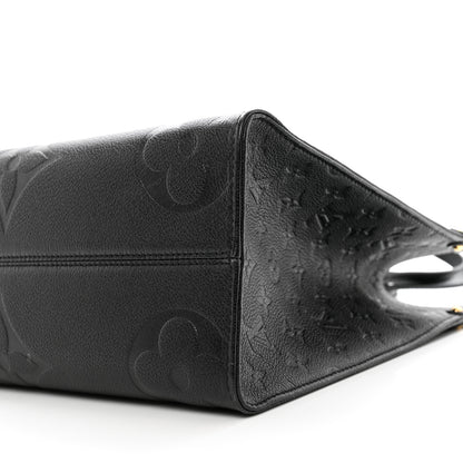 Louis Vuitton Empreinte Monogram Giant Onthego MM Black 9 of 9