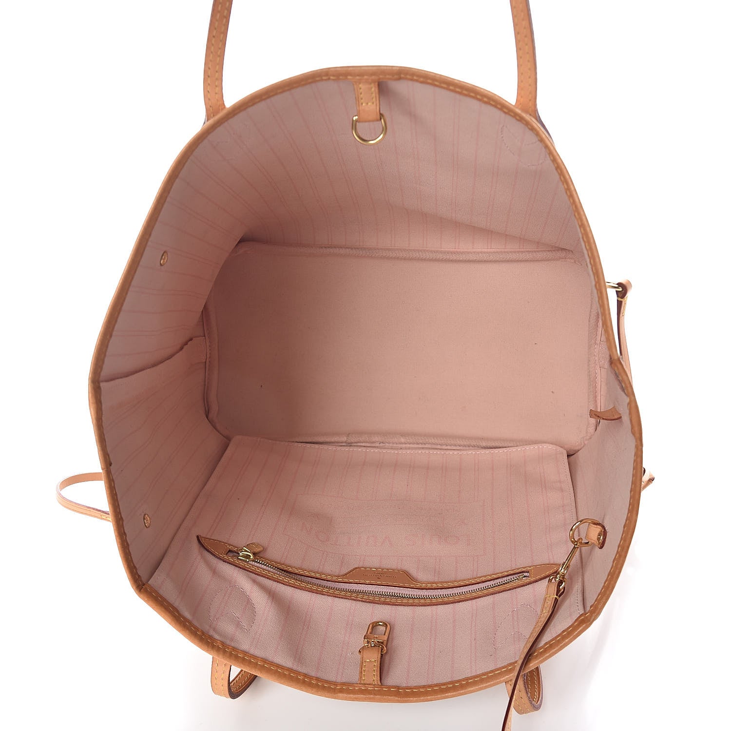Louis Vuitton Damier Azur Neo Neverfull MM Rose Ballerine 5 of 10