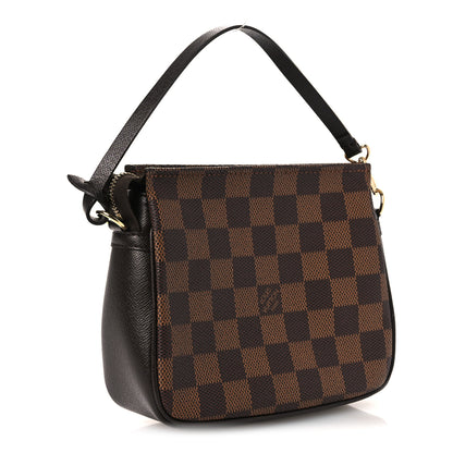 Louis Vuitton Damier Ebene Trousse Make Up Bag Pochette 3 of 10