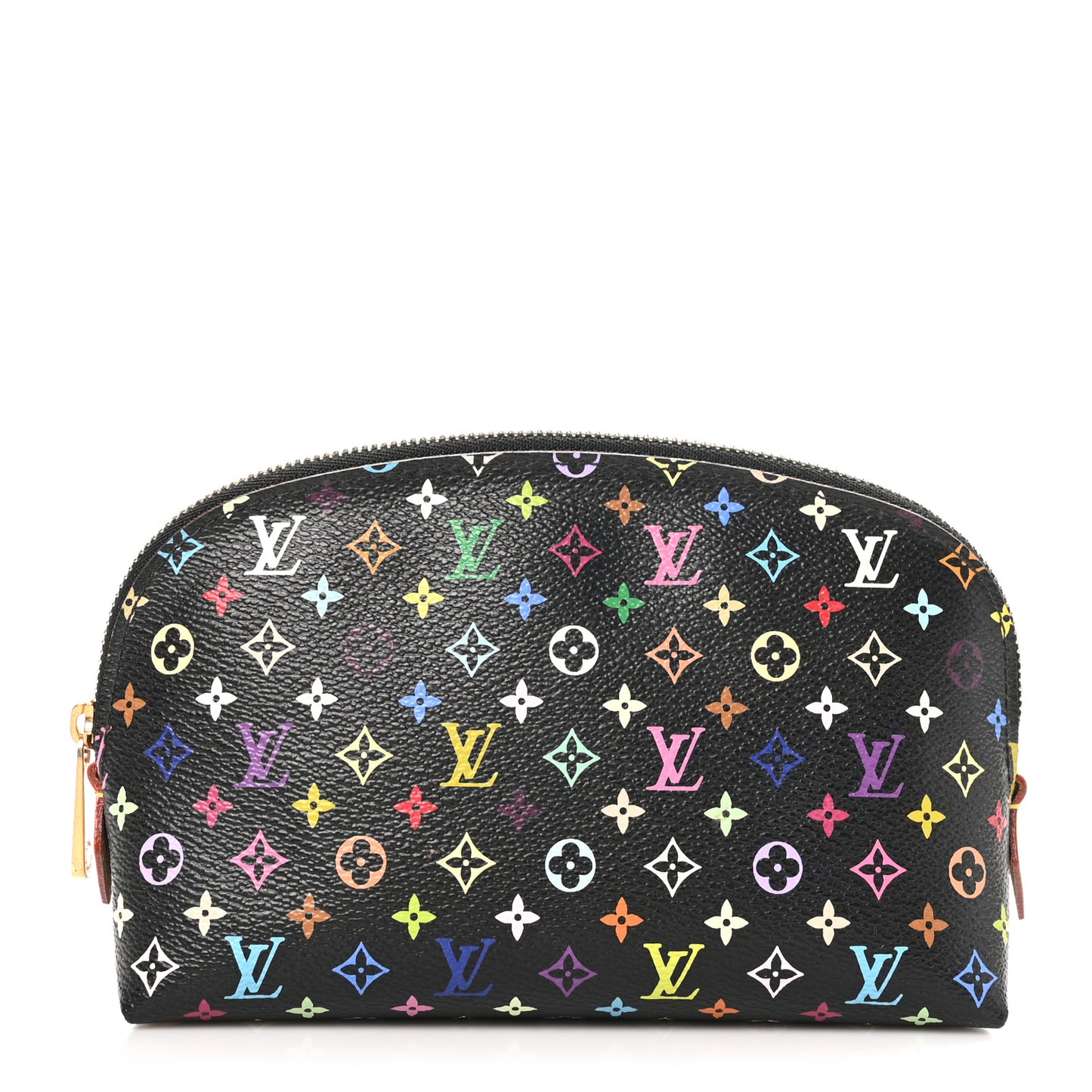 Monogram Multicolor Cosmetic Pouch Black Grenade