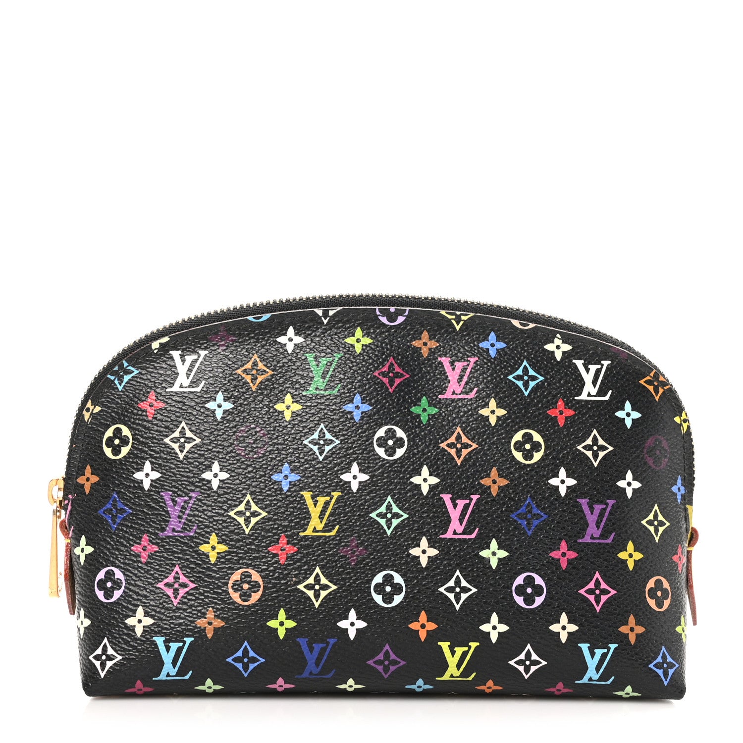 Louis Vuitton Monogram Multicolor Cosmetic Pouch Black Grenade 1 of 9