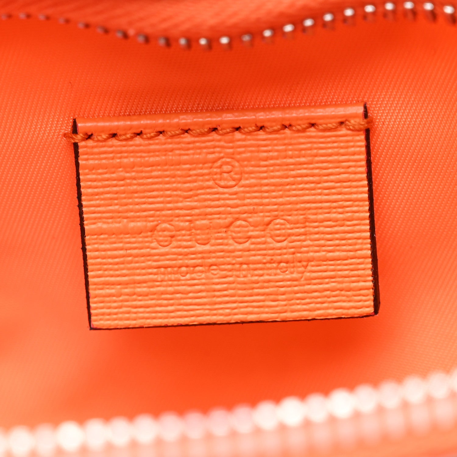 Gucci GG Supreme Monogram Banana Childrens Belt Bag Beige Ebony Multicolor Carrot Orange 6 of 11