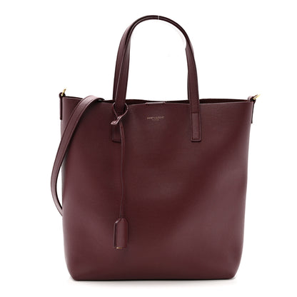 Saint Laurent Calfskin Toy Shopping Tote Dark Red 1 of 9