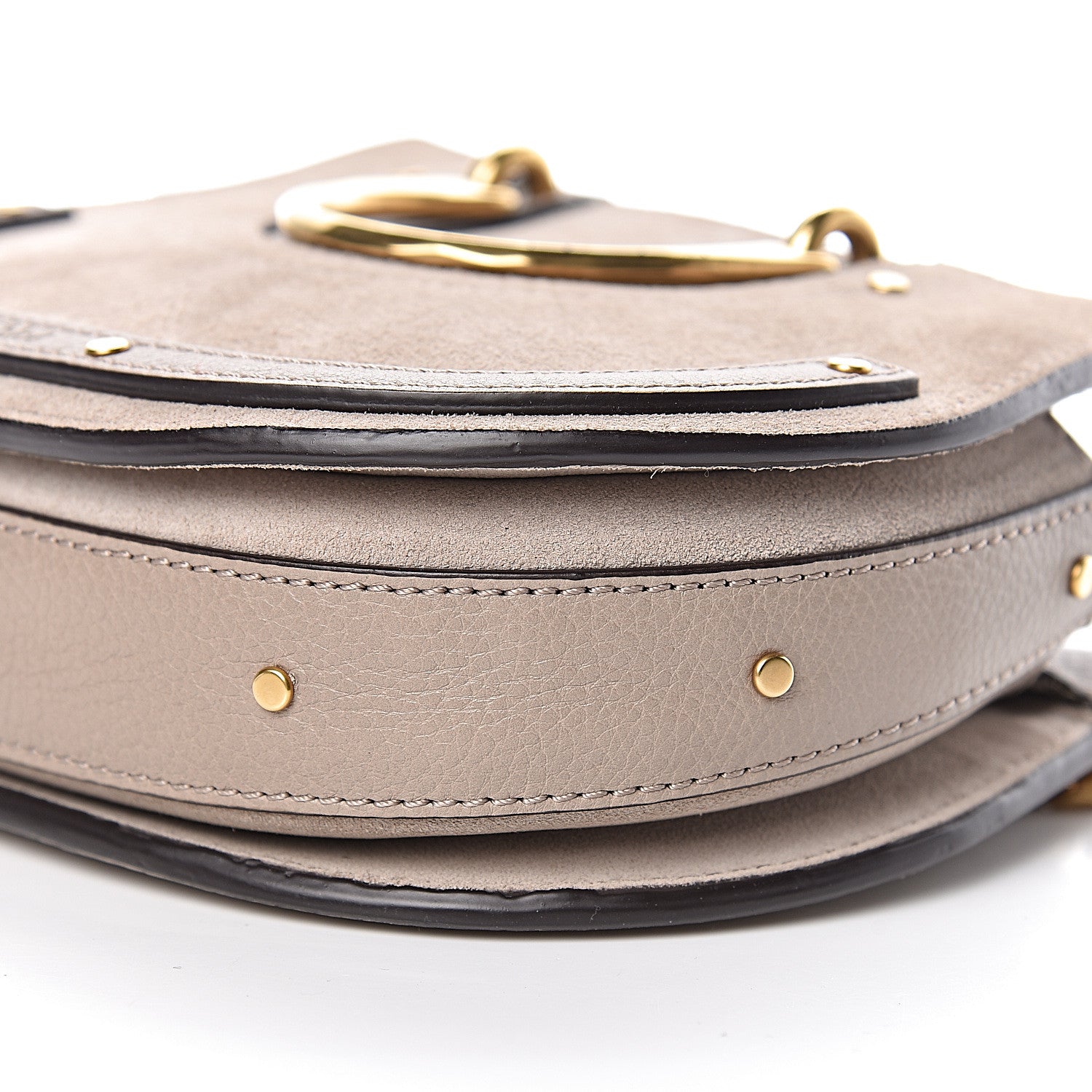 Chloe Calfskin Suede Mini Pixie Signature Belt Bag Motty Grey 9 of 10