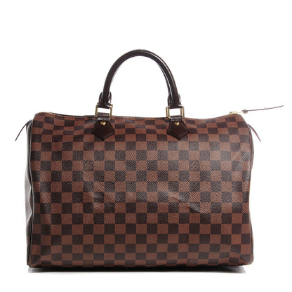 Louis Vuitton Damier Ebene Speedy 35 1 of 8