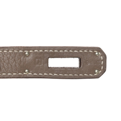 Hermes Taurillon Clemence Kelly Retourne 28 Etoupe 7 of 16