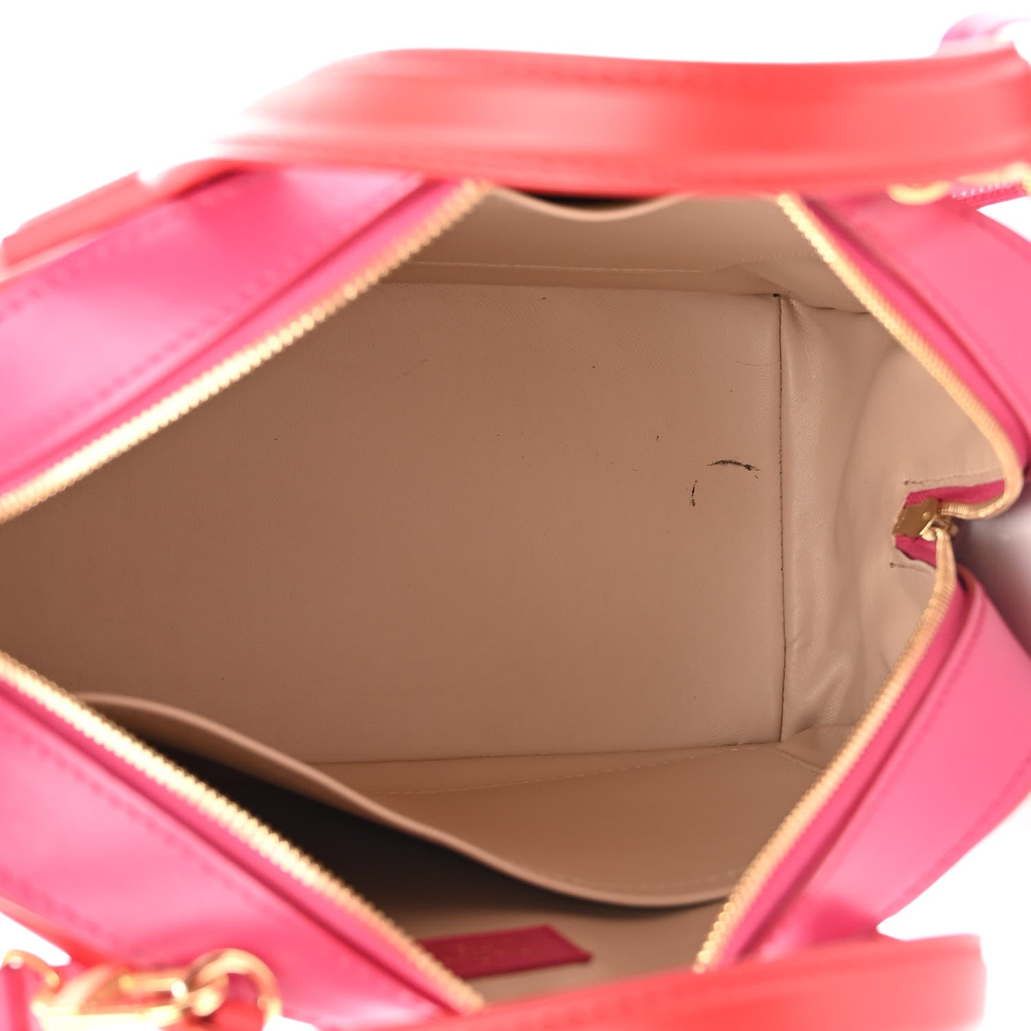 Louis Vuitton Calfskin Dora PM Rouge 5 of 15
