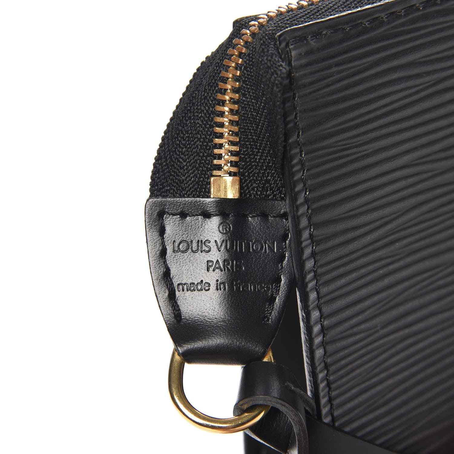 Louis Vuitton Epi Pochette Accessories 24 Black 5 of 8