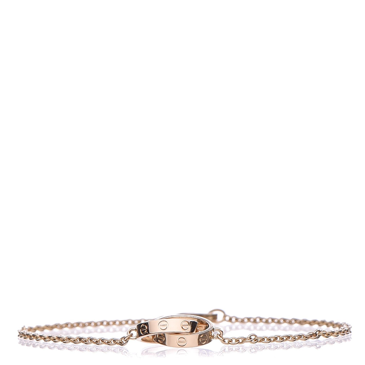 Cartier 18K Yellow Gold Interlocking LOVE Bracelet 1 of 8