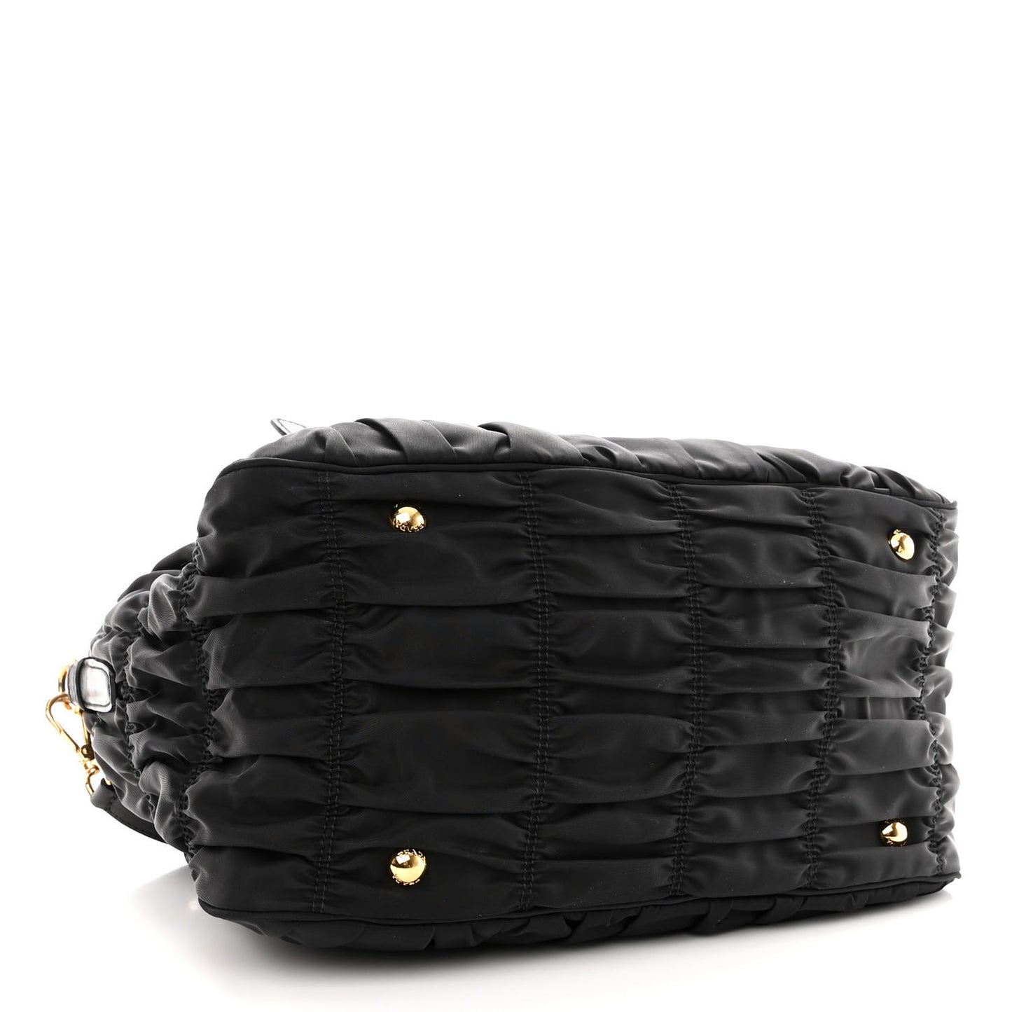 Tessuto Nylon Gaufre Tote Black