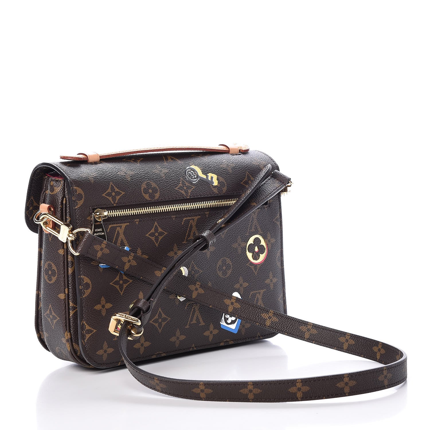 Louis Vuitton Monogram Love Lock Pochette Metis 3 of 9