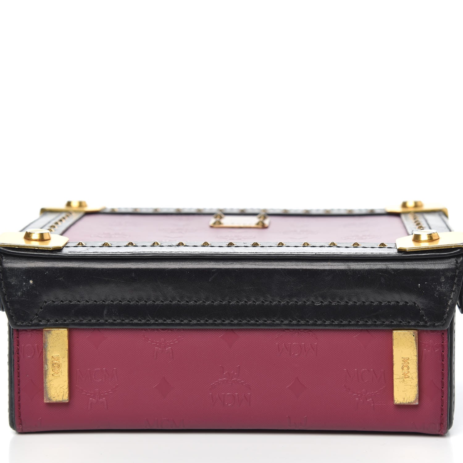 MCM Odeon Calfskin Small Berlin Crossbody Purple 10 of 11