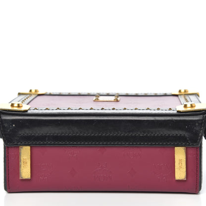 MCM Odeon Calfskin Small Berlin Crossbody Purple 10 of 11