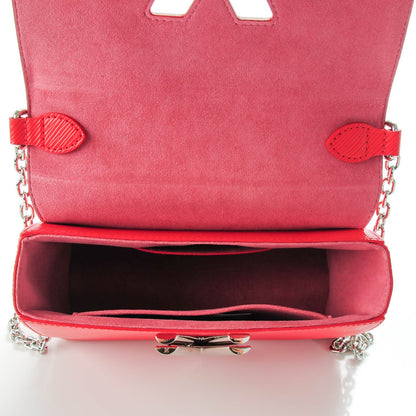 Louis Vuitton Epi Twist Shoulder Bag MM Coquelicot 4 of 7