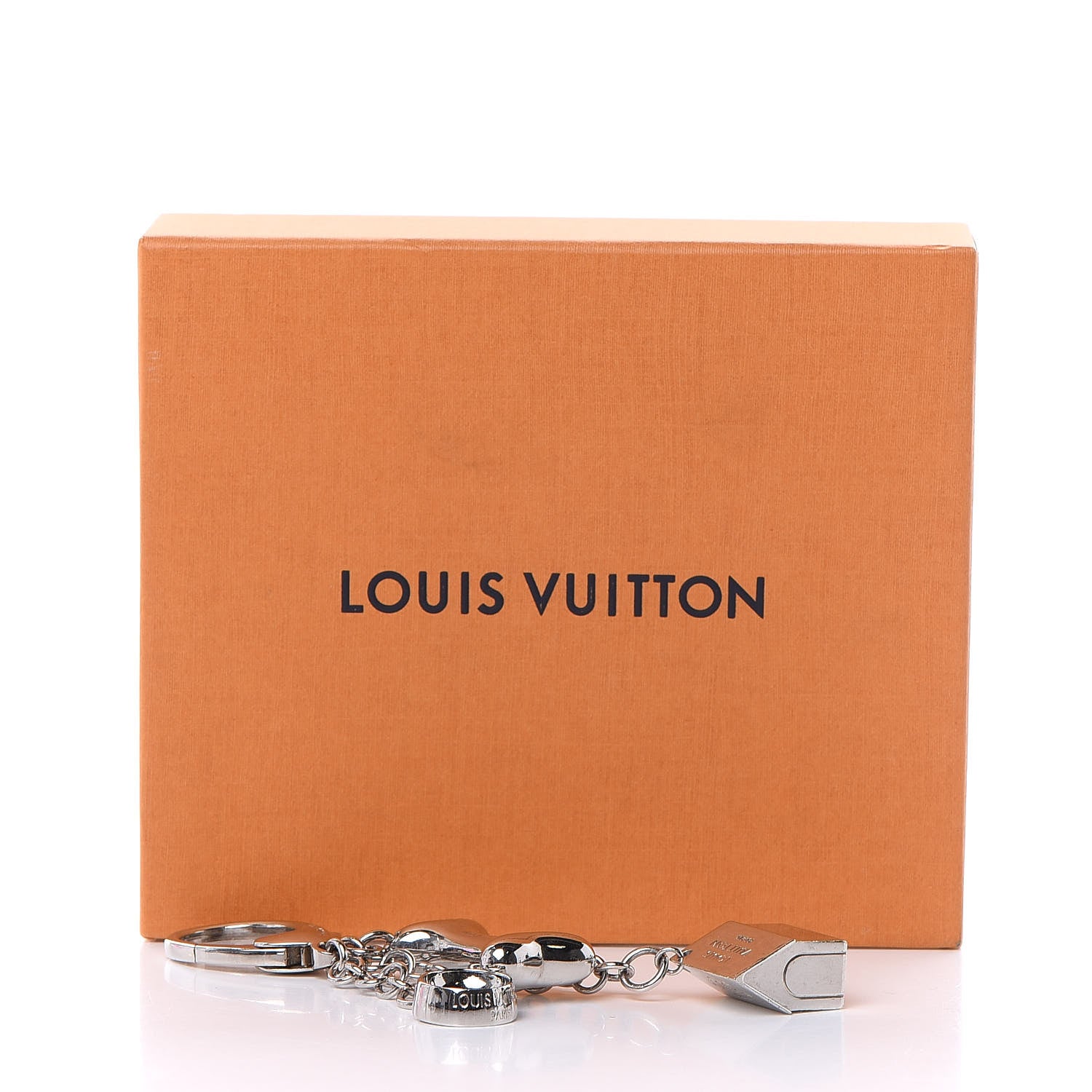 Louis Vuitton Baxter Dog Bag Charm Silver 4 of 4