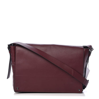 Valentino Garavani Vitello Rockstud Messenger Bag Rubin 2 of 12