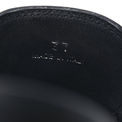 Prada Spazzolato Triangle 40mm Loafer Mules 37 Black 9 of 10