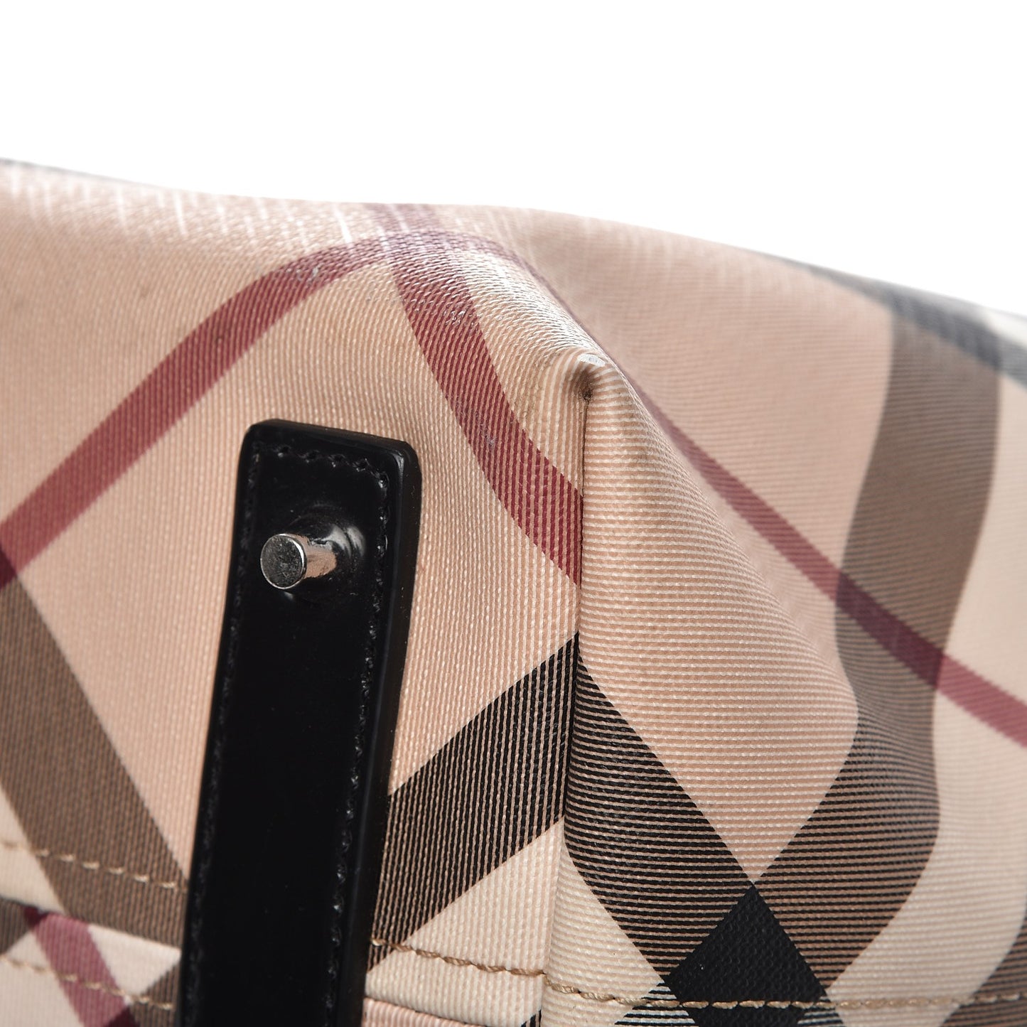 Nova Check Large Nickie Tote Black