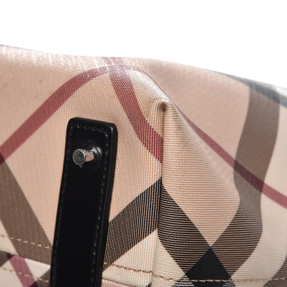 Burberry Nova Check Large Nickie Tote Black 17 of 17