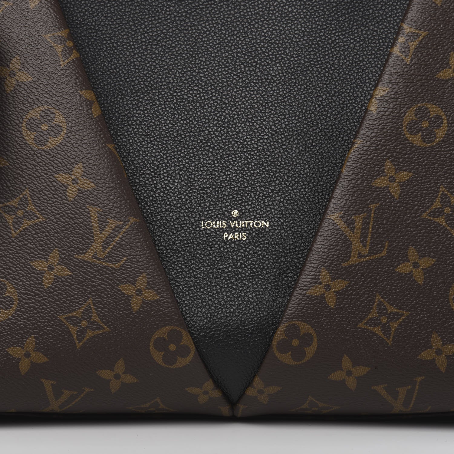 Louis Vuitton Monogram V Tote MM Black 10 of 11